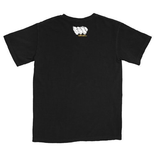 No Pressure Broken Logo Black Tshirt 3