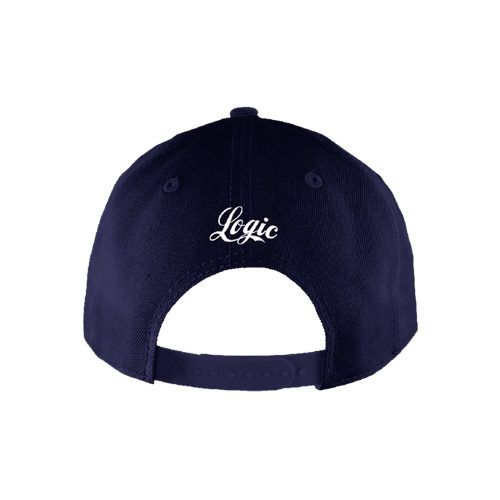 logic hat rattpack snapback navy hat back